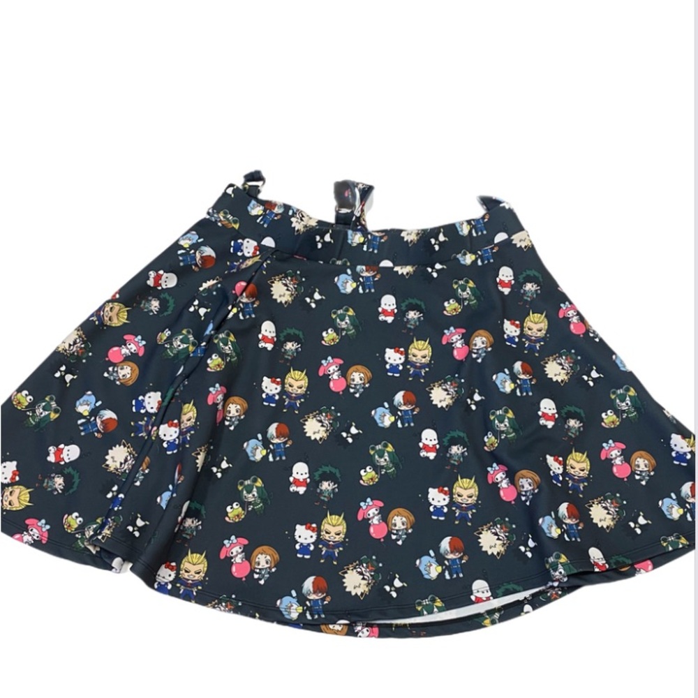 My Hero Academia X Hello Kitty & Friends Kawaii Suspender Skirt 2X - Picture 2 of 4
